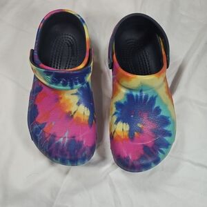 Crocs Bold & Colorful Tie-Dye Clogs